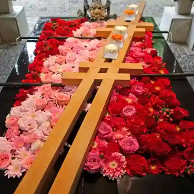 帯廣神社の手水舎