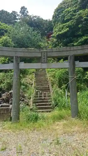 二渡神社の鳥居