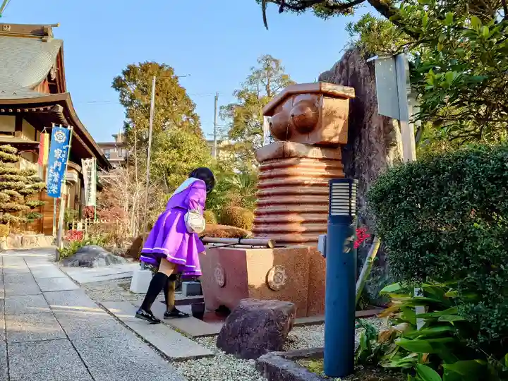 間々観音(龍音寺)の手水舎