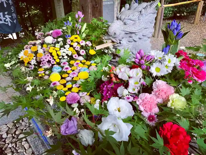 滑川神社 - 仕事と子どもの守り神の手水舎