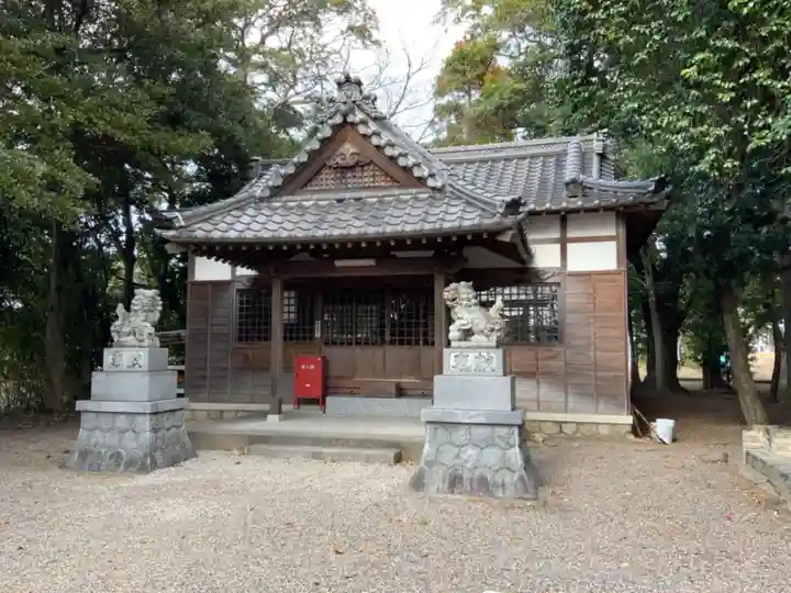 宇氣比神社の本殿・本堂