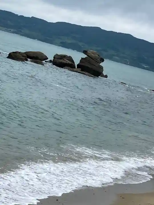 壁島 龍権社 夫婦岩の周辺