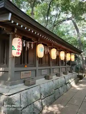検見川神社の末社・摂社