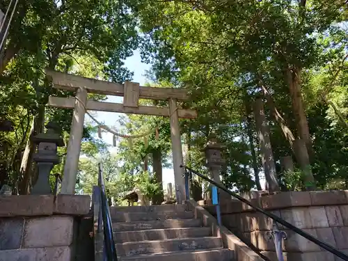 篠原八幡神社の鳥居