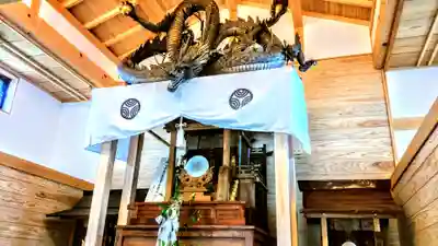 中島黒體龍王大神社の本殿・本堂