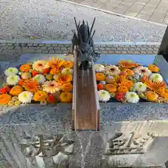 川越八幡宮の手水