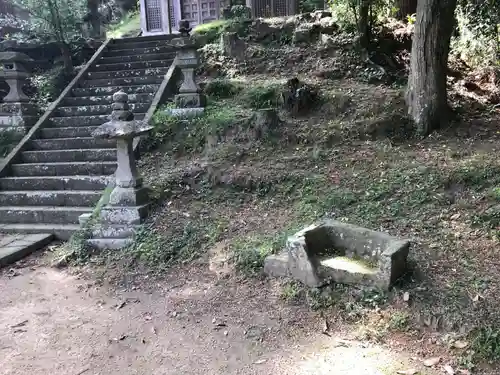 白山神社の手水舎