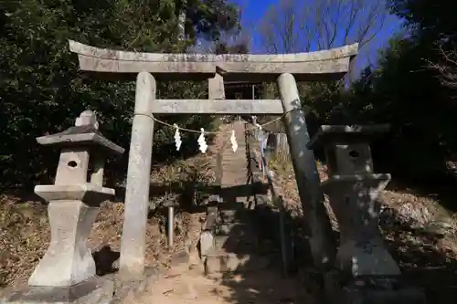 大六天麻王神社の鳥居