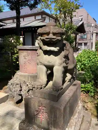 白山神社の狛犬