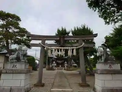 佐谷田神社の鳥居