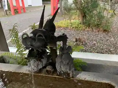 小名浜鹿島神社の手水舎