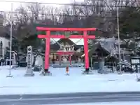 網走三吉神社の鳥居