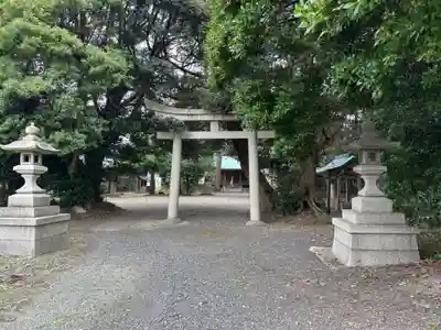 伊牟移神社の鳥居