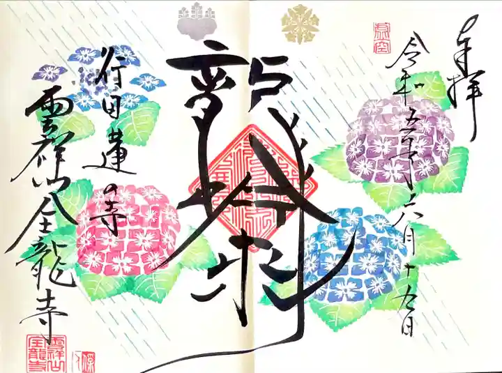 "龍吟来" 6月アジサイ