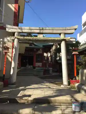 吉原神社の鳥居