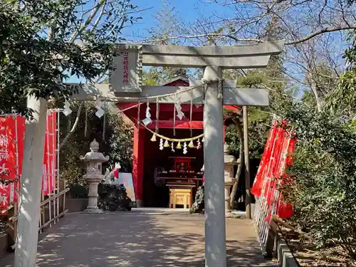 鎌数伊勢大神宮の鳥居