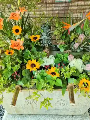 國魂神社の手水舎