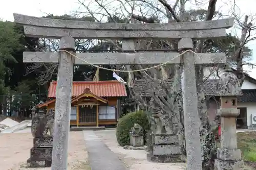 伊甚神社の鳥居