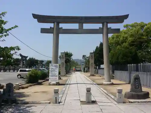 赤穂大石神社の鳥居