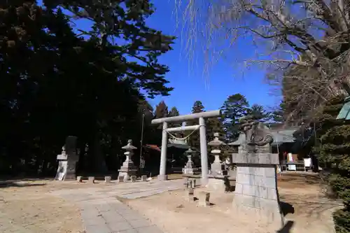 三春大神宮の鳥居