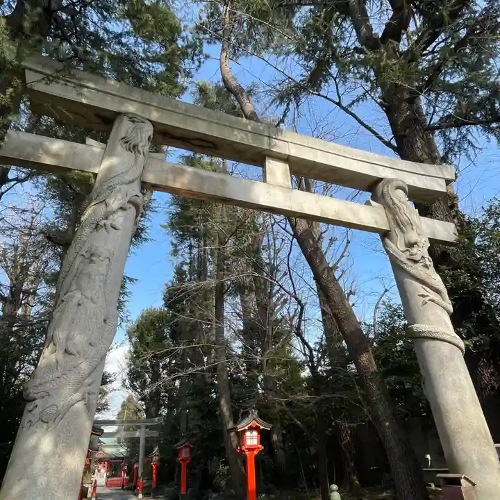 馬橋稲荷神社の鳥居