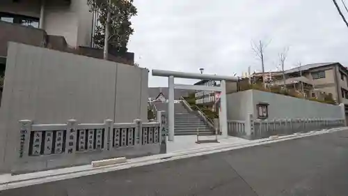 駒込妙義神社の鳥居