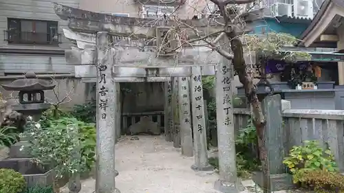 櫛田神社の鳥居