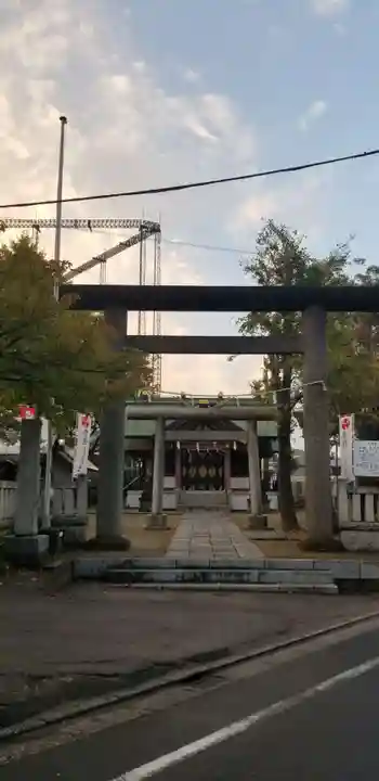 上小松天祖神社の鳥居