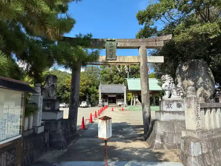大野原八幡神社の鳥居