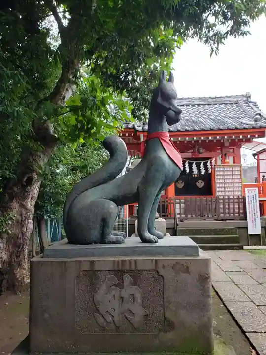 藤神稲荷神社の狛犬