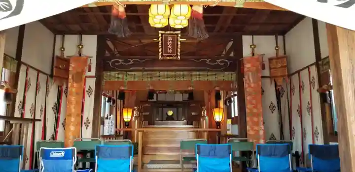 諏訪神社の本殿・本堂