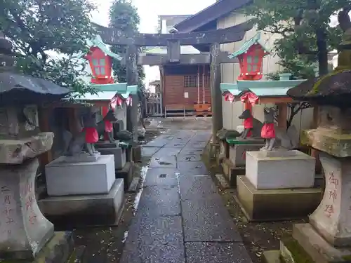 倉屋敷稲荷神社の鳥居