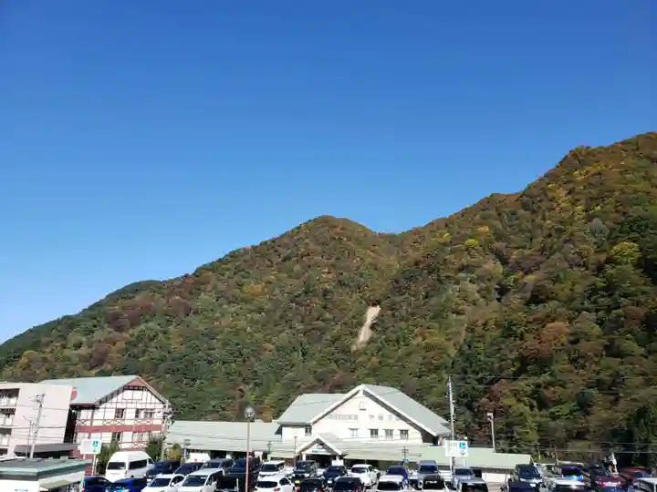 宇奈月神社の景色