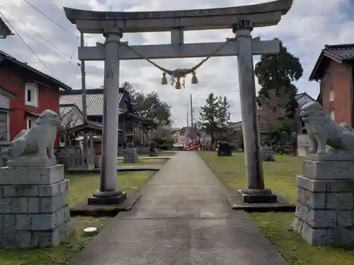 河南神社の鳥居