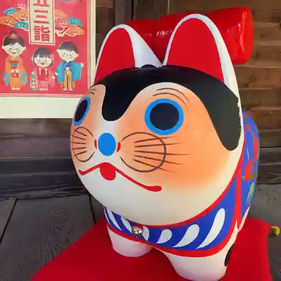 滑川神社 - 仕事と子どもの守り神の狛犬