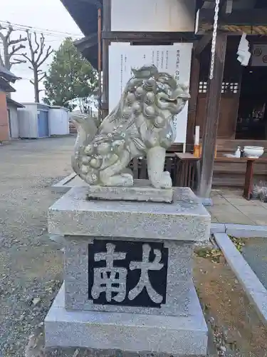 摩利支神社の狛犬