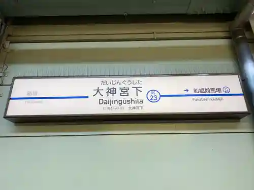 意富比神社の周辺