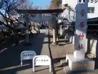 南大塚菅原神社の鳥居