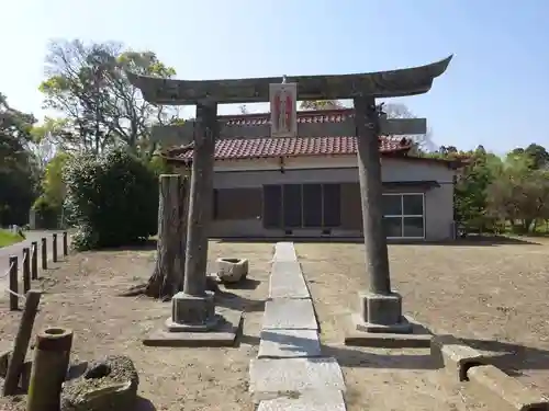 面足神社の鳥居