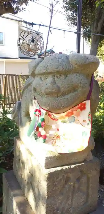 菊田神社の狛犬