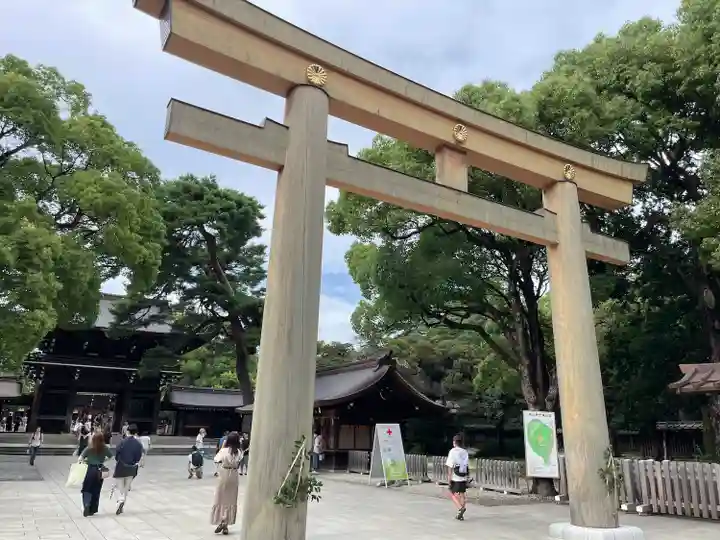 明治神宮の鳥居