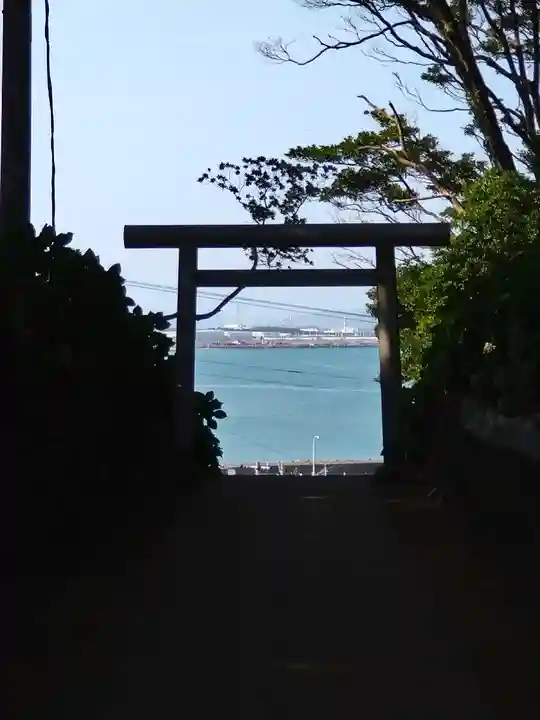 酒列磯前神社の鳥居