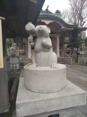 戸部杉山神社の狛犬