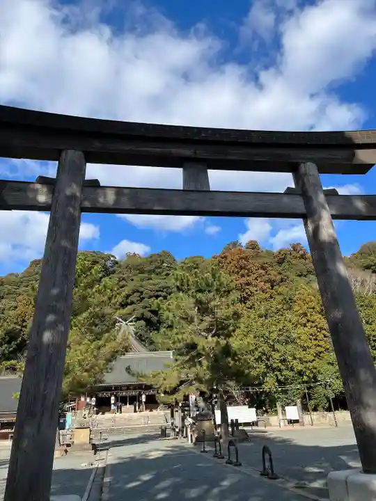 石見国一宮 物部神社の鳥居