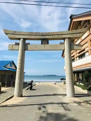 宮地嶽神社の鳥居