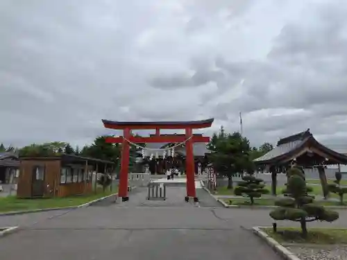 美瑛神社の鳥居
