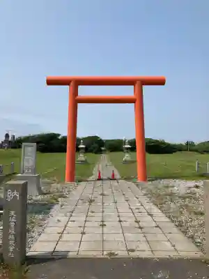 天塩厳島神社の鳥居