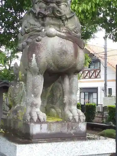 入間野神社の狛犬