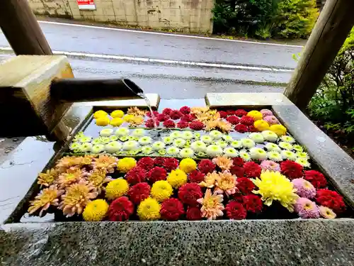  岳温泉神社 の手水