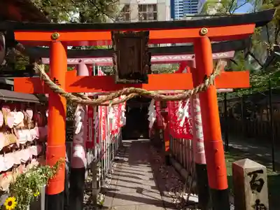 露天神社（お初天神）の鳥居